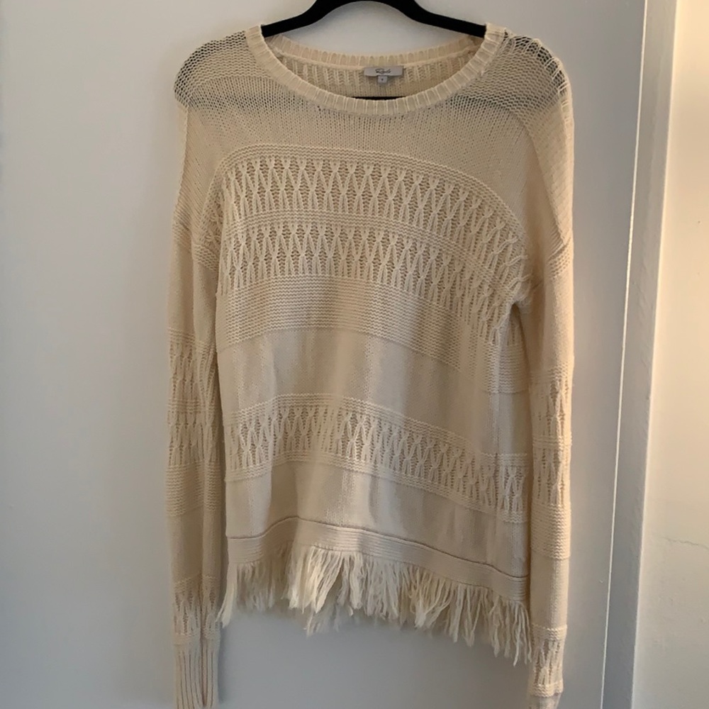 Rails cream sweater size small